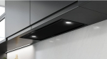 Integreeritav &otilde;hupuhasti Esistyle Linear 76 Total Black Glass (E062000123), must v.