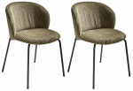 Toolide komplekt Beliani Miles, matt, oliiv v., 55 cm x 53 cm x 83 cm, 2 tk