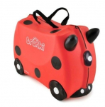 Laste kohver Trunki Harley Ladybird, punane v., 18 l, 46 x 21 x 31 cm (defekti/puudusega kaup)