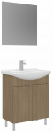 Vannitoa m&ouml;&ouml;bli komplekt Kalune Design Purus, tamm v., 50 cm x 65 cm x 83 cm