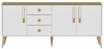 Konsoollaud Kalune Design Mitra, valge v., 45 cm x 180 cm x 80 cm