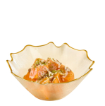Kausside komplekt Hermia Bloom, l&auml;bipaistev v./kuldne v., 15 cm