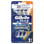 Raseerija Gillette Blue3 Comfort, 3 tk