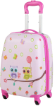Laste kohver Marko Owl, eriv&auml;rviline/roosa v., 32 l, 23 x 32 x 48 cm