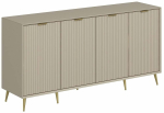Konsoollaud Kalune Design Luxe, liivakarva pruun v., 45 cm x 180 cm x 90 cm