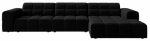 Nurgadiivan Cosmopolitan Design Chicago Bluvel 19, must v., parem, 167 x 294 cm x 78 cm
