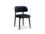 Toolide komplekt Cosmopolitan Design Evan Velvet, matt, tumepruun v./royal blue v., 51 cm x 49.5 cm x 77 cm, 2 tk