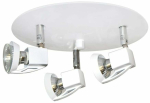 Valgusti lagi CristalRecord Arco 001-2000-3-001, GU10, 3 x 10 W, valge v. / valge v.