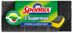 Puhastusk&auml;sn Spontex Supermax, must v./kollane v., 3 tk