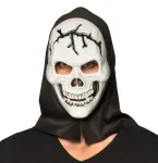 Mask kapuutsiga "Armiline kolju" Boland, valge/must v&auml;rv