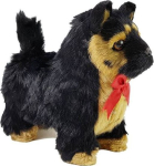 Interaktiivne m&auml;nguasi koer Lean Toys German Shepherd, 20 cm, must v.