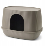 Suletud kassitualett Savic Moona 2057-0008, hall v., suletud, 39 cm x 57 cm x 39 cm