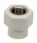 Veetoru h&uuml;lss Sanitas PPR 24.2525B, 3/4 tolli - sisekeere/25 mm -Joodetav sisemine pool, pol&uuml;prop&uuml;leen (pp)