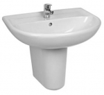 Tugijalg Jika, 23.5 cm, keraamiline, valge v.