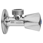 Nurgaventiil Invena ZW-10-015-L, wc paagi jaoks, segistile, 1/2" x 1/2"