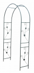 Taimetugi Garden Center, 110 cm x 37 cm, 214 cm, metall, must v.