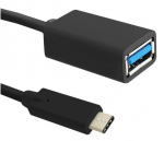 Juhe Qoltec USB 3.1 C, USB 3.0 A female, 0.25 m, must v.