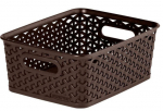 Kandekorv Curver, pruun v., 25.5 x 19.6 x 10.3 cm