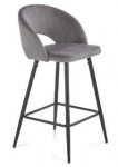 Baaritool H96, matt, must v./hall v., 48 cm x 49 cm x 89 cm
