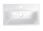 Vannitoa kraanikauss Riva RIVA 63, keraamiline, 64 cm x 37 cm x 13 cm, valge