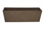 Lillepott Domoletti 11U55, spw, 55 cm x 22 cm, &Oslash; 55 cm, tumepruun v.