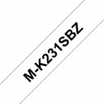 Kleebisprinteri lint Brother MK231SBZ, 400 cm