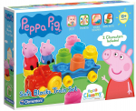 Klotsid Clementoni Peppa Pig Clemmy Train Set 17249, 14 tk