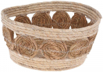 Lillepott Mondex Seagrass 002QX7, džuut, 33 cm x 33 cm, pruun/beež