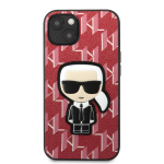Telefoni &uuml;mbris Karl Lagerfeld Ikonik Case, Apple iPhone 13 mini, punane v.