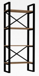 P&otilde;randariiul Kalune Design Alaro Modern, pruun v./must v., 150 cm x 32 cm x 66 cm