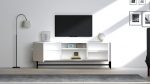 TV-laud Kalune Design Tugi, valge v./must v., 150 cm x 40 cm x 50 cm
