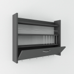 Riiul Kalune Design Knott 935CMN1306, hall v., 15 cm x 85 cm x 65 cm