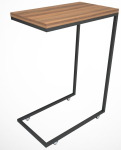 Kohvilaud Kalune Design Callen, must v./p&auml;hklipuu v., 26 cm x 46 cm x 62 cm