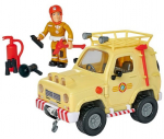Figuuriga s&otilde;iduk Simba Fireman Sam Mountain 4x4 109252511038, kollane v./mitmev&auml;rviline