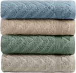 Vannir&auml;tikute komplekt Foutastic Face Towel Set 1025A-047-1 459ELT1146, sinine v./hall v./beež v., 90 cm x 50 cm, 4 tk