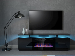 TV-laud Cama Meble Eva, must v., 180 cm x 40 cm x 52 cm