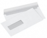 &Uuml;mbrik Envelope with Window, 22 cm x 11 cm, paber, 1000 tk