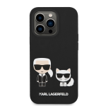 Telefoni &uuml;mbris Karl Lagerfeld KLHMP14LSSKCK, Apple iPhone 14 Pro, must v.