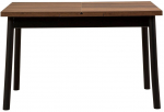 Laud pikendatav Kalune Design Oliver Open, must v., 120 - 155 cm x 75 cm x 75 cm