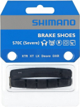 Piduriklotside sisestused Shimano S70C Y8A298030, komposiitmaterjal, must v., 2 tk