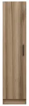 Riidekapp Kalune Design Kale Rafly 210, pruun v., 45 cm x 52 cm x 210 cm