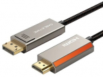 Kaabel Extra Digital 8K@60Hz DisplayPort 1.4 Male, HDMI 2.1 Male, 3 m, must/hall