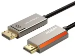 Kaabel Extra Digital 8K@60Hz CA914081 DisplayPort 1.4 Male, HDMI 2.1 Male, 3 m, must v./hall v.