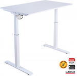 Arvutilaud reguleeritava k&otilde;rgusega Sun-Flex Elite, valge v.