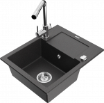 K&ouml;&ouml;givalamu Mexen Enzo 6506-76-671600-00, graniit, 57.6 cm x 46.5 cm x 17.4 cm, must/kroom