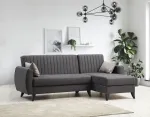 Diivanvoodi Hanah Home Alkon 730MST1304, tumehall v., 130 x 223 cm x 86 cm