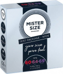 Kondoomid Mister Size Wide Test Package, 60 - 69 mm, 3 tk