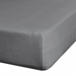Voodilina Premium Jersey 4, tumehall v., 140 x 200 cm, kummiga