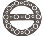 Kardinahoidja Round 829, 15 cm, pruun