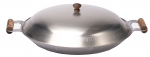 Praepann kaanega GrillSymbol Cataplana, roostevaba teras, 45 cm, h&otilde;be v.